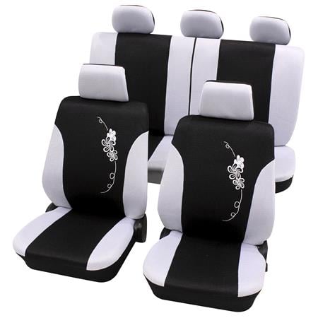 Petex Universal Seat Cover Eco Class Flower Complete Set SAB 1