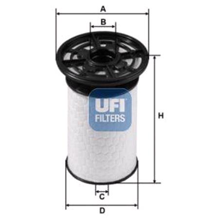 UFI Fuel Filter Alfa Romeo 2015> 
