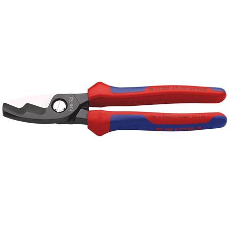 KNIPEX Cable Shears with Twin Cutting Edge, 200mm