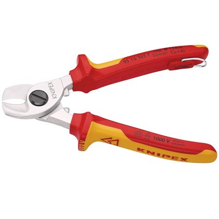 KNIPEX VDE Cable Shears, 165mm