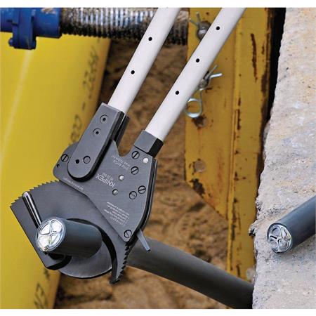 KNIPEX Cable Cutter, Ratchet Action with Telescopic handles 630mm