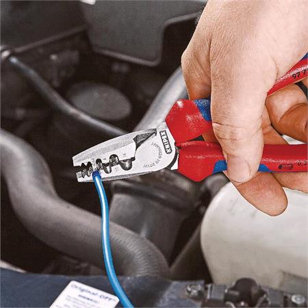 KNIPEX Crimping Pliers for Wire Ferrules, 180mm