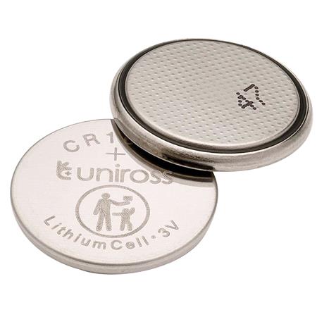 Uniross Lithium Coin Cell CR1620 Batteries (Pack of 5)