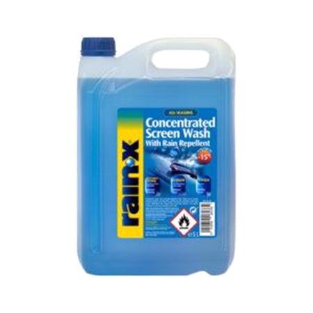 Rain X Concentrated Screenwash with Rain Repellent  15 ºC, 5L 