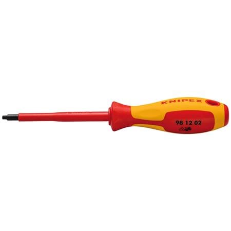 KNIPEX 27028 VDE Insulated Robertson Screwdriver, R2