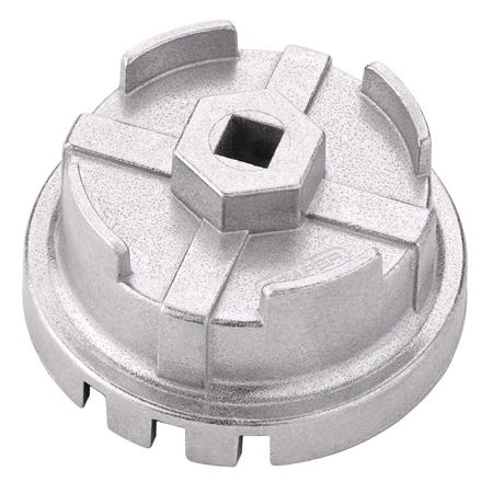 Draper 27075 Oil Filter Socket, 3/8" Sq. Dr., 79.5mm/14 Flutes