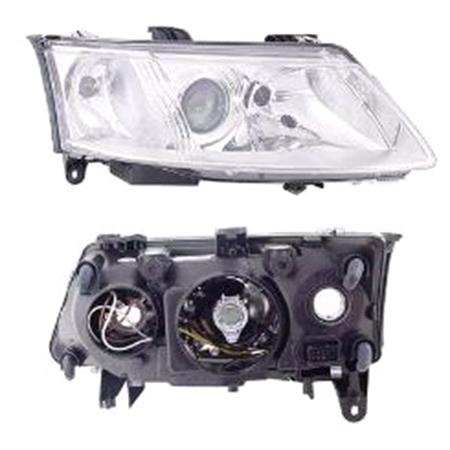 Right Headlamp (Halogen, Takes H7/H7 Bulbs, Supplied With Motor) for Saab 9 3 Estate 2003 2007
