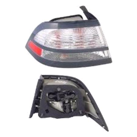 Left Rear Lamp (Outer, On Quarter Panel, Saloon Only, Original Equipment) for Saab 9 3 2007 on