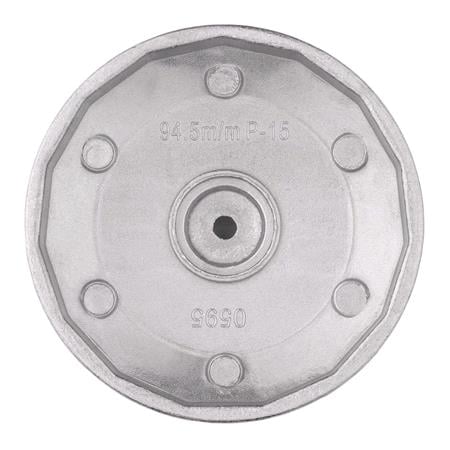 Draper 27138 Oil Filter Socket, 3/8" Sq. Dr., 94.5mm/15 Flutes