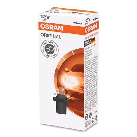 Osram Original 12V 1.2W 2721MF Plastic Base Bulb   Single