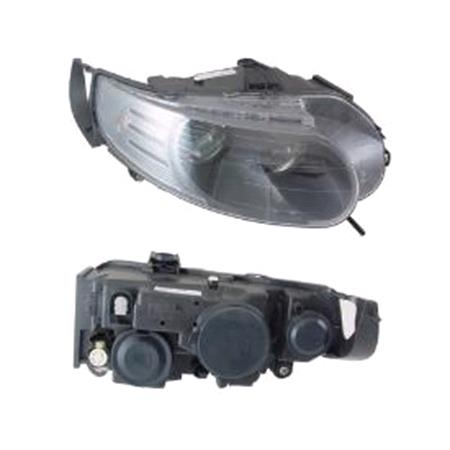 Right Headlamp (Halogen, Takes H7 / H7 Bulbs, Supplied With Motor, Original Equipment) for Saab 9 5 Estate 2006 on