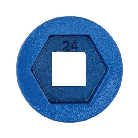 Draper 27300 Oil Filter Socket, 1/2" Sq. Dr., 24mm/6 Flutes