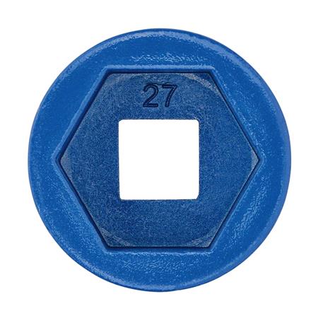 Draper 27302 Oil Filter Socket, 1/2" Sq. Dr., 27mm/6 Flutes