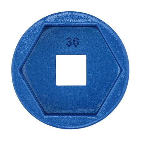Draper 27310 Oil Filter Socket, 1/2" Sq. Dr., 36mm/6 Flutes