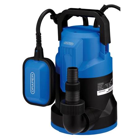 Draper 27476 230V Submersible Clean Water Pump with Float Switch, 280L/min, 550W
