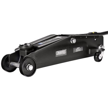 Draper 27635 Trolley Jack, 3 Tonne, Black