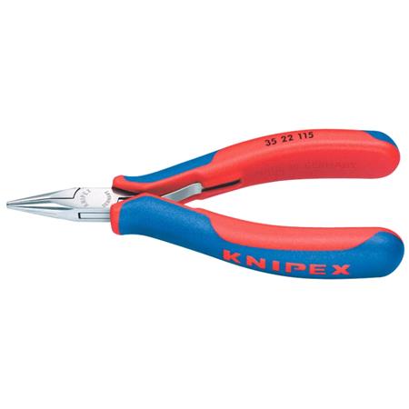 Knipex 27699 Electronics Flat Round Jaw Pliers (115mm)
