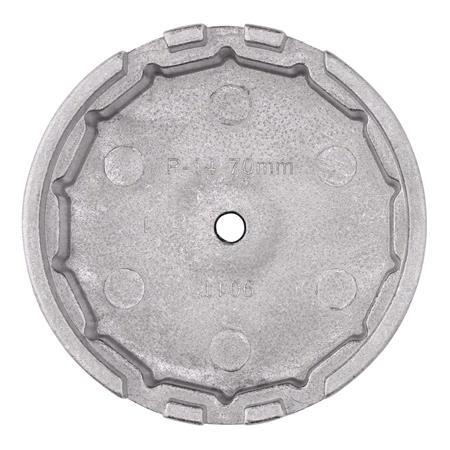 Draper 27748 Oil Filter Socket, 3/8" Sq. Dr., 70mm/14 Flutes