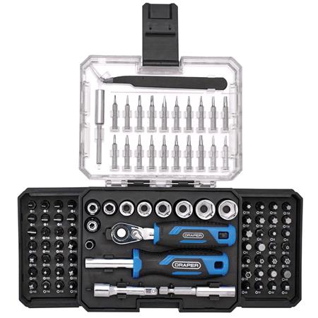 Draper 27785 Ratchet and Screwdriver Bit Set (92 Piece)