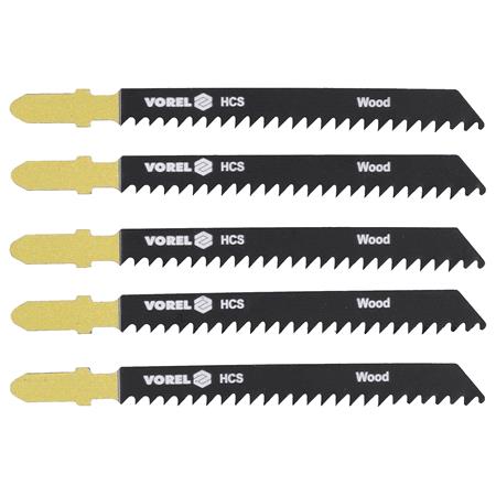 JIG SAW BLADES BOSCH/WOOD,PLAST,STEEL/ 5