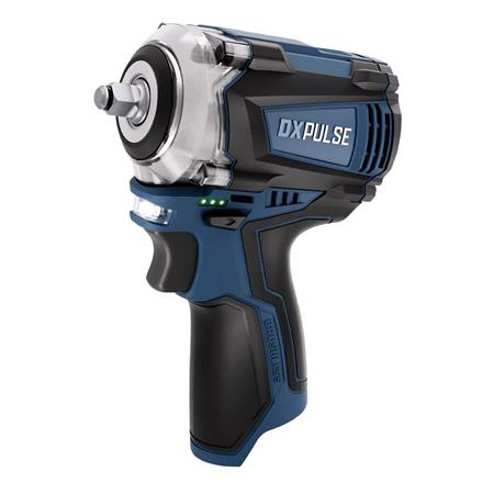 Draper 27859 DXPULSE 12V Brushless Impact Wrench, 3/8" Sq. Dr., 250Nm (Sold Bare)