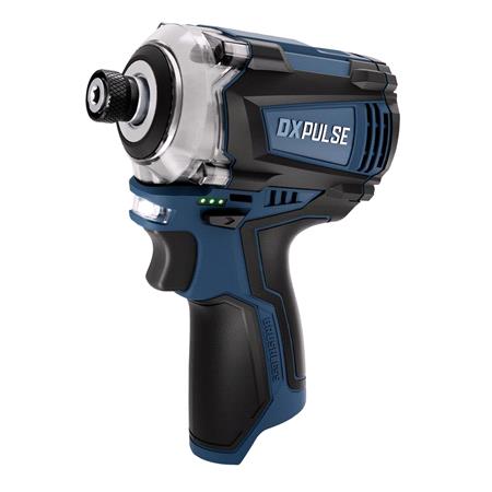 Draper 27983 DXPULSE 12V Brushless Combi Drill & Impact Driver Kit, 1/4" Sq. Dr., 2 x 2.0Ah Batteries, 1 x Charger