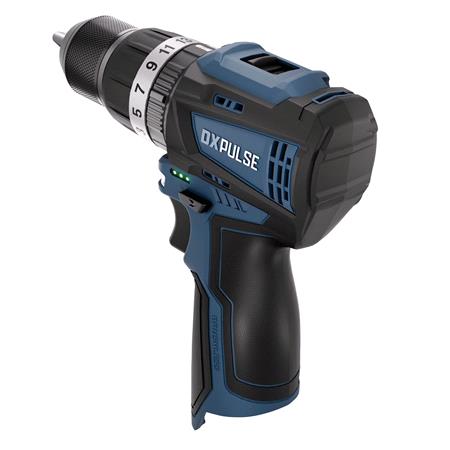 Draper 27879 DXPULSE 12V Brushless Combi Drill Kit, 2 x 2.0Ah Batteries, 1 x Charger