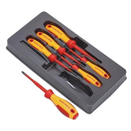 KNIPEX 28015 VDE Insulated Phillips/Pozidriv Screwdriver Set