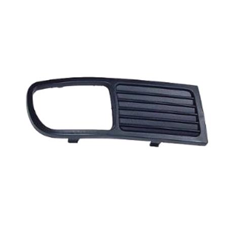 Seat Ibiza 1997 1999 RH (Drivers Side) Front Bumper Grille (With Fog Lamp Holes)