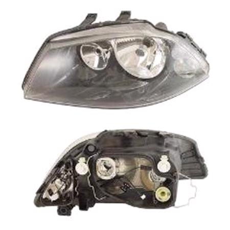 Left H/lamp (Twin Reflector, H7+H3, Original Equipment) for Seat IBIZA Mk II  