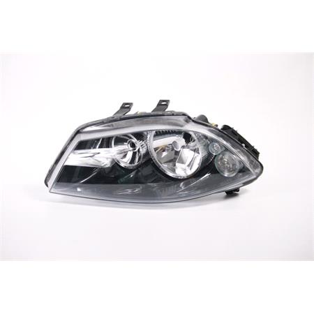 Left Headlamp (Twin Reflector, H7+H7, Original Equipment) for Seat IBIZA Mk IV 2002 2006