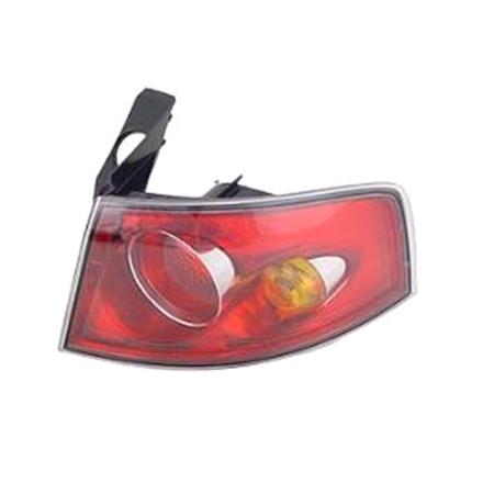 Seat Ibiza 2002 2008 RH Rear Lamp, Outer Panel, Without Bulb Holders