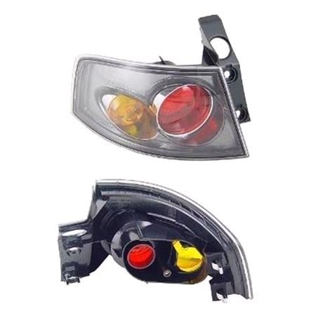 Ibiza '02 '08 LH Rear Lamp, Outer, On Quarter Panel, Grey Bezel, Original Equipment    Seat IBIZA Mk IV 2002 to 2009