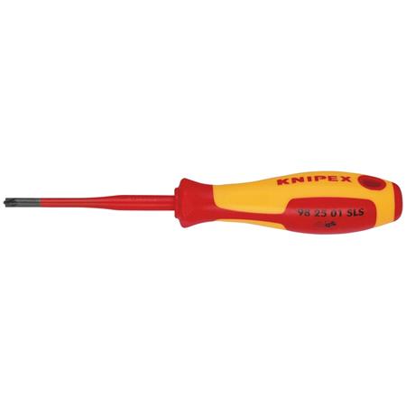 KNIPEX 28057 VDE Insulated Plus/Minus Pozidri Screwdriver, PZ/S1 x 80mm