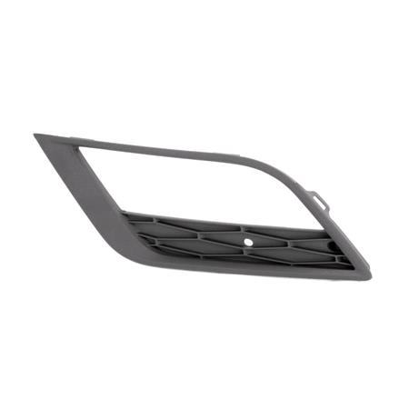 Ibiza '12 > LH Front Bumper Grille, With Hole For Fog Lamp, Matte Dark Grey   Seat IBIZA V ST 2010 to 2017