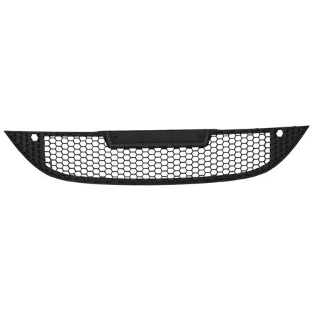 SEAT Leon 2005 2009 Front Bumper Grille, Centre, Matte Black, TUV Approved