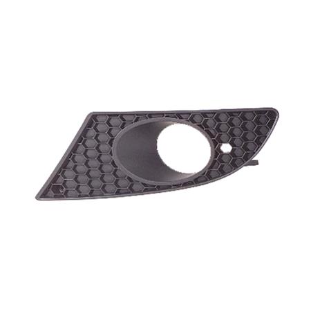 Seat Leon 2005 2009 LH (Passengers Side) Front Bumper Grille, With Fog Lamp Hole