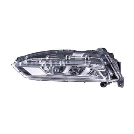 Left Front Fog Lamp (LED, With Silver Bezel, FR / Sport Models, Original Equipment) for Seat LEON ST Box Body / Estate 2017 to 2020