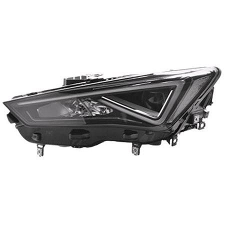 Left Headlamp (Full LED, Supplied Without Control Modules, Original Equipment) for CUPRA LEON 2020 to 2024