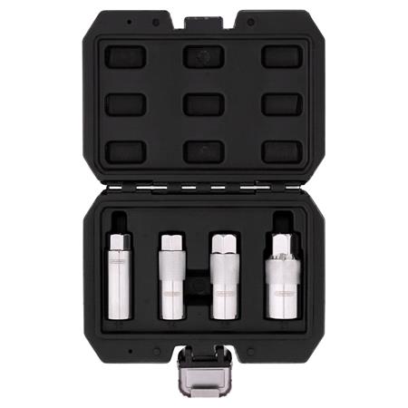 Draper 28195 Magnetic Spark Plug Socket Set, 3/8" Sq. Dr. (4 Piece)