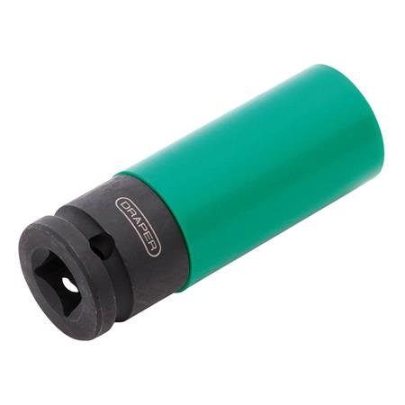 Draper 28199 Wheel Nut Socket, 1/2" Sq. Dr., 21mm