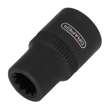 Draper 28201 Brake Caliper Socket 3/8" Sq Drive, 8mm, 11 Point