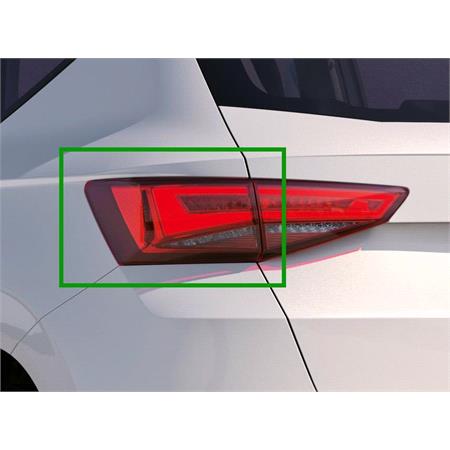 Left Rear Lamp (Outer, On Quater Panel, LED, With LED Dynamic Indicator, Original Equipment) for Seat ATECA 2020 on