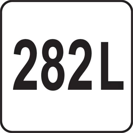 UNDER COUNTER FRIDGE 282L 2 DOOR