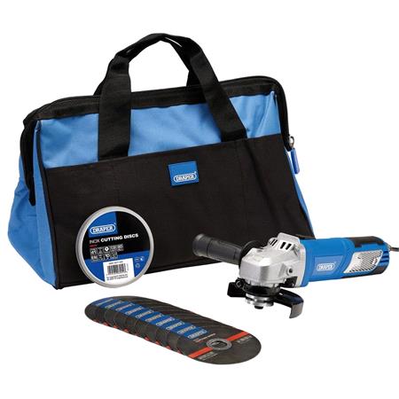Draper 28300 Angle Grinder Kit, 115mm, 230V, 950W