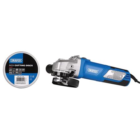 Draper 28300 Angle Grinder Kit, 115mm, 230V, 950W