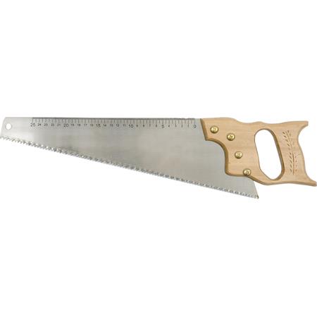 HAND SAW FOR WOOD, WOODEN HANDLE, 400MM