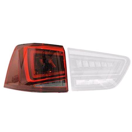 Left Rear Lamp (Outer, On Quarter Panel, LED, Original Equipment) for Seat ALHAMBRA 2015 on