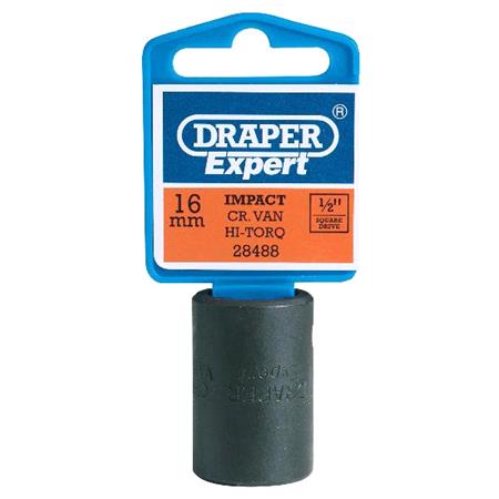 Draper Expert 28488 16mm 1 2 inch Square Drive Impact Socket