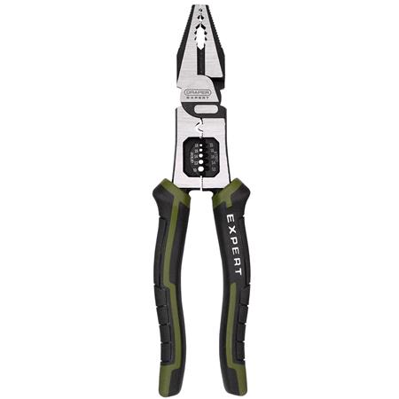 Draper Expert 28525 Combination Pliers with Wire Stripper, 200mm
